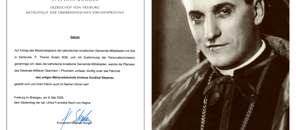 Bl. Alozije Stepinac zaštitnik HKM Mittelbaden