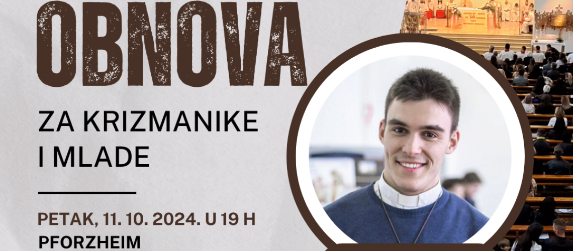 Duhovna obnova za krizmanike i mlade_11-13_10_2024