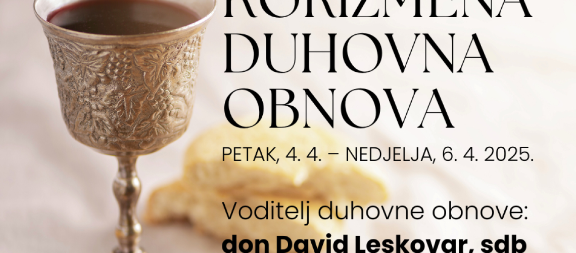 Korizmena duhovna obnova 2025-don David Leskovar