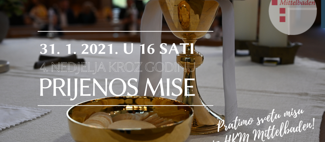 prijenos mise-4 nedjelja